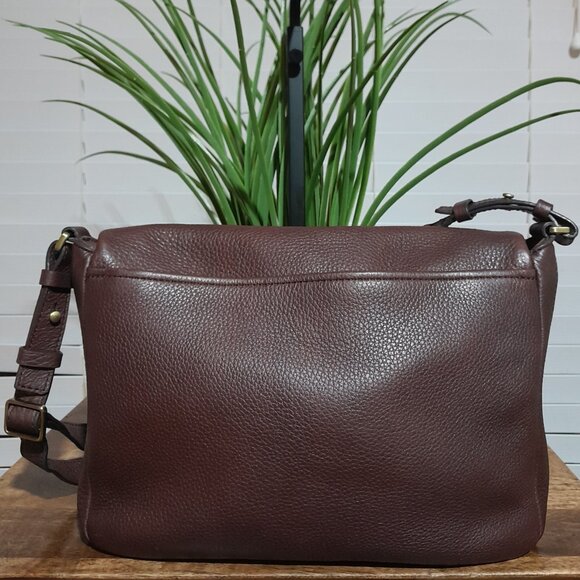 Pebbled Leather Fossil Preston Bag Shoulder Crossbody SMALL FLAW - Picture 15 of 15